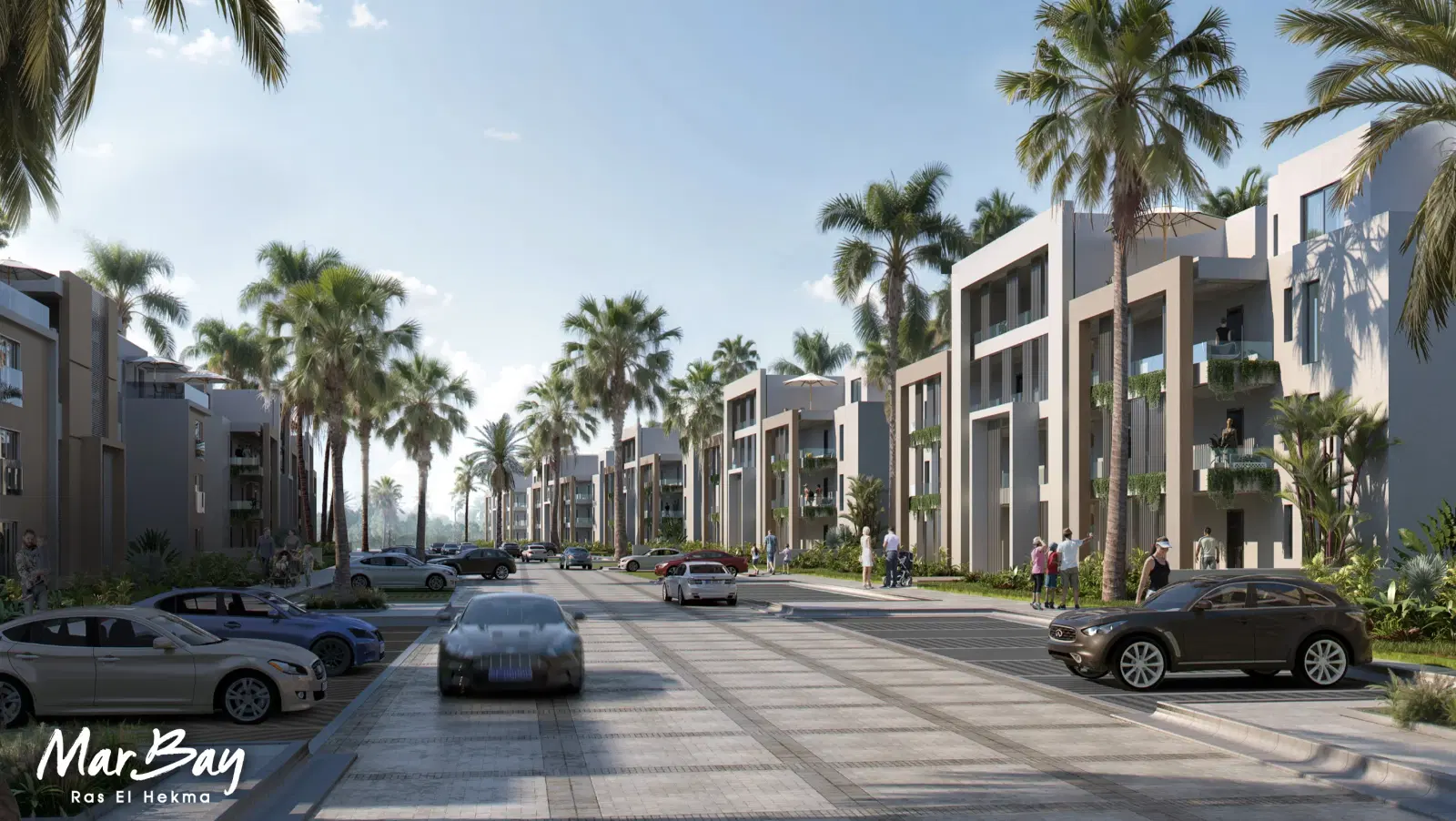 Elegant Townhouse for Sale in Mar Bay, Ras El Hekma – 3 Bedrooms by Al Marasem Development