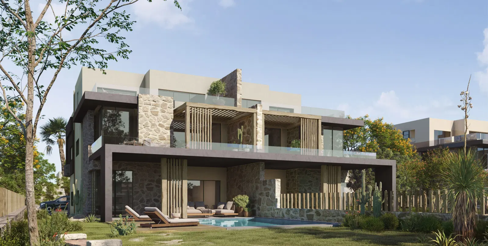Stylish Twinhouse for Sale in Marsa Baghush - 4 Bedrooms by Shehab Mazhar