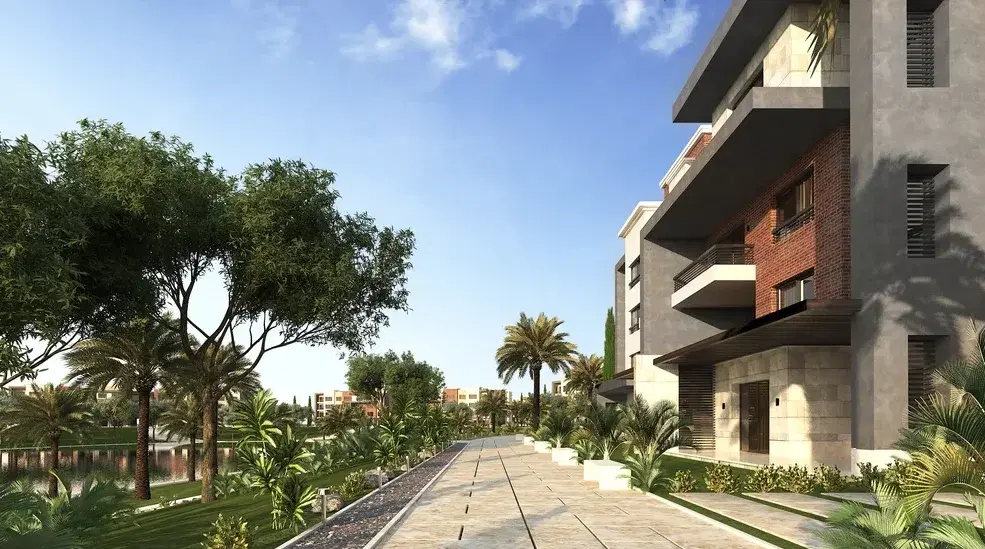شقة دوبلكس حديثة للبيع في كمبوند نيو جيزة مع 3 غرف نوم من G Developments