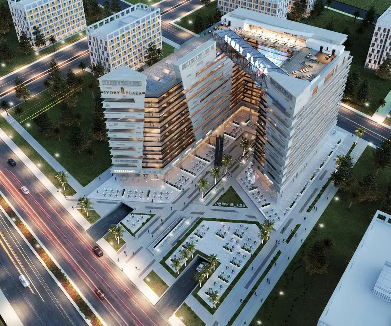 مكتب للبيع في مول Ivory Plaza العاصمة الإدارية 73 متر