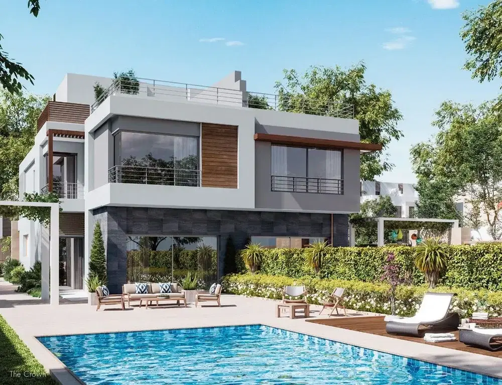 Twinhouse for Sale in The Crown 6 October - 405 sqm Finished
