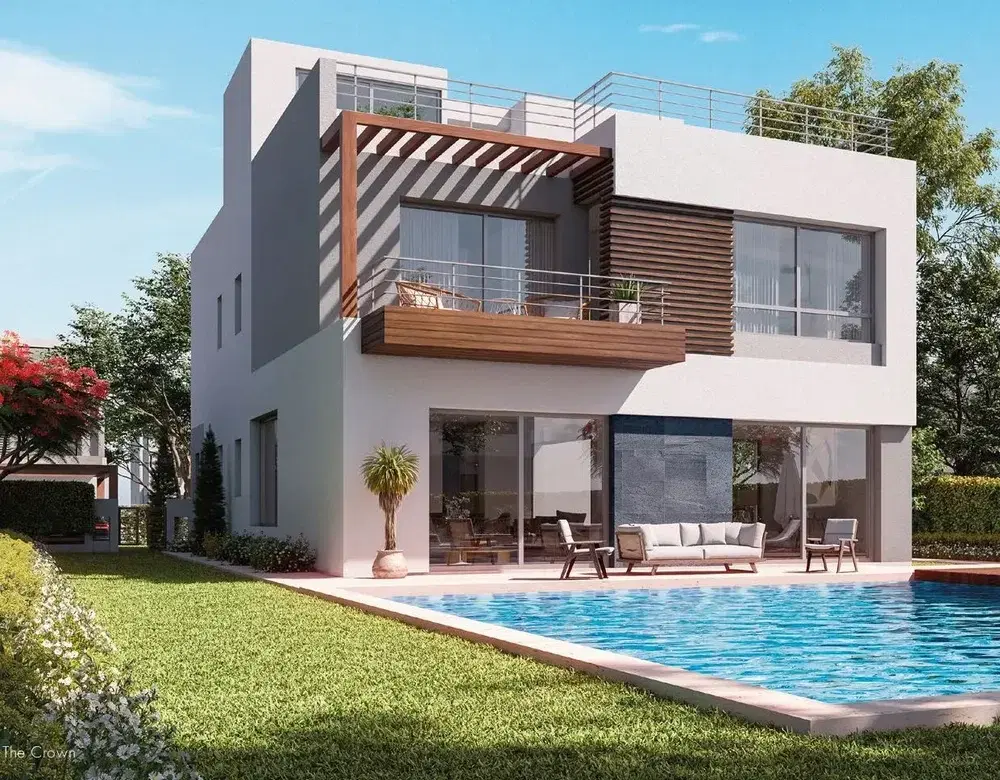 Twinhouse for Sale in The Crown 6 October - 405 sqm Finished