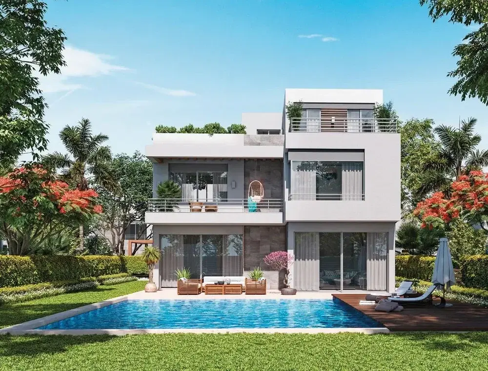 Twinhouse for Sale in The Crown 6 October - 405 sqm Finished
