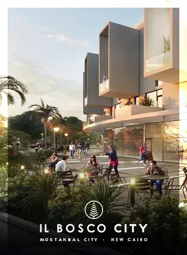 شقة 113 متر للبيع في Il Bosco City مدينة المستقبل