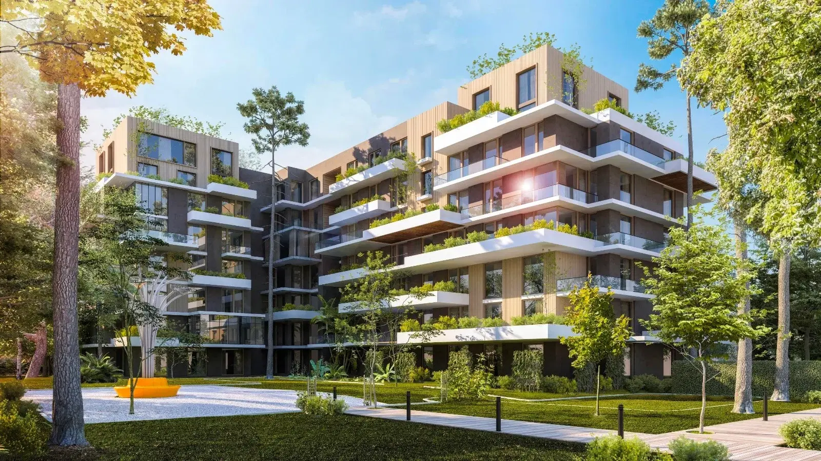 شقة 113 متر للبيع في Il Bosco City مدينة المستقبل