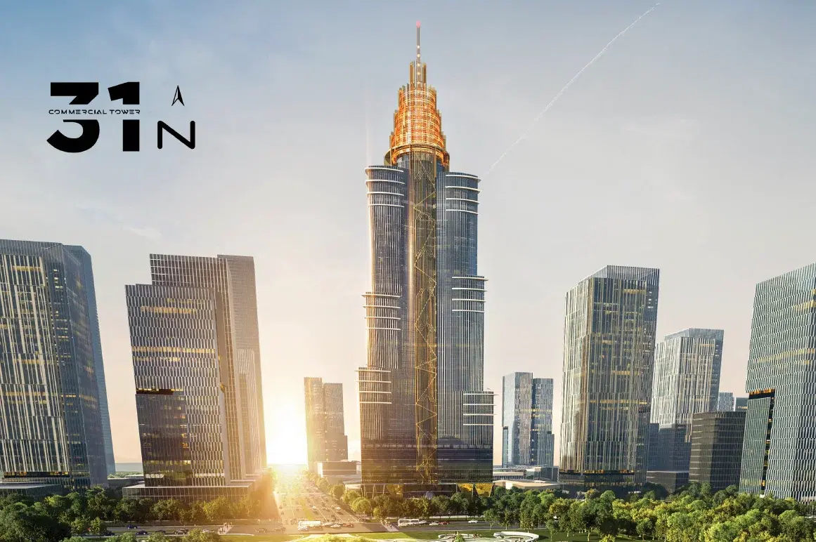مكتب للبيع في 31N Commercial Tower العاصمة الإدارية 35 متر