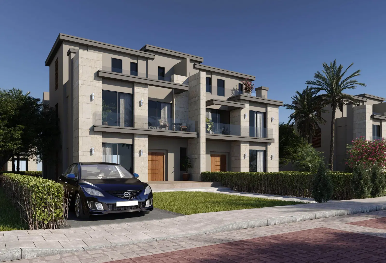 Twinhouse for sale in La Vista City New Capital 286 sqm