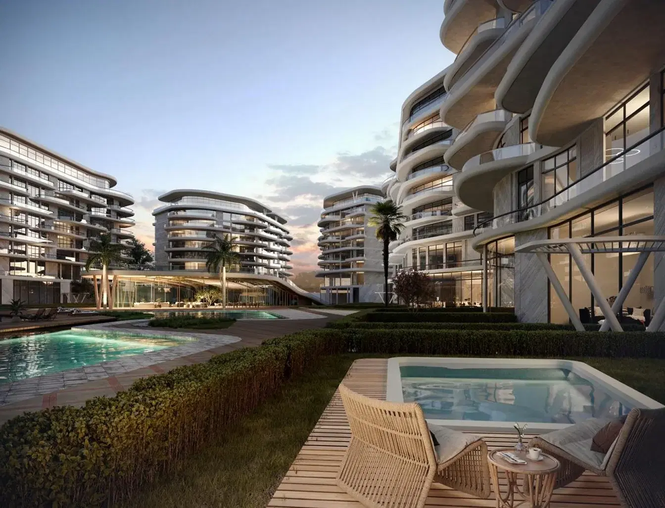 Apartment for sale in W Residences Cairo, 197 sqm