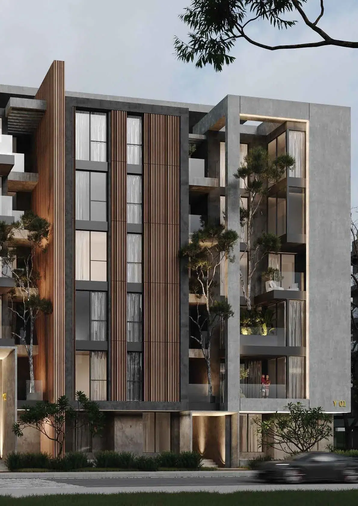 Apartment for sale in Yellow Residence New Cairo 83 sqm