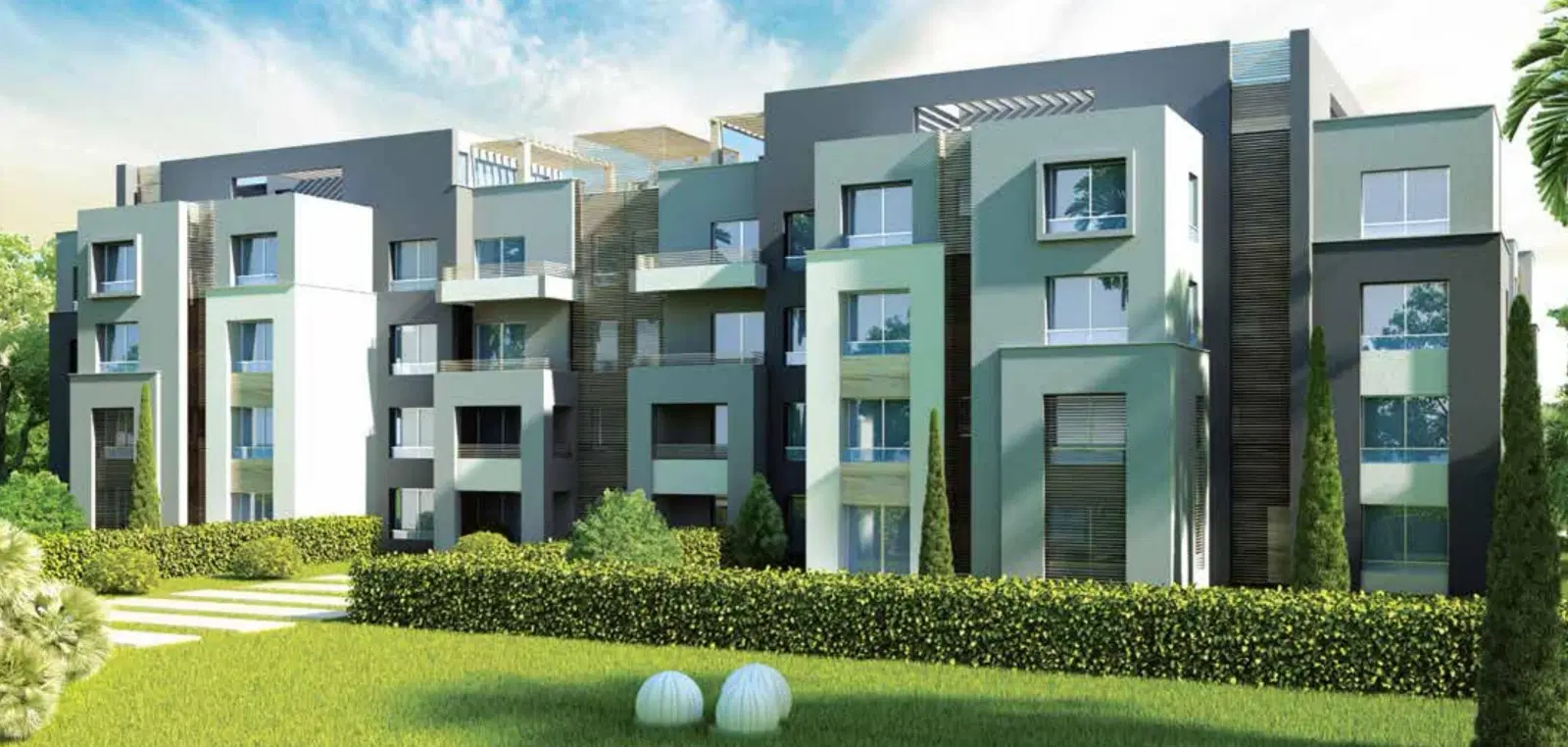 Apartment for sale in Capital Gardens New Cairo 143 sqm