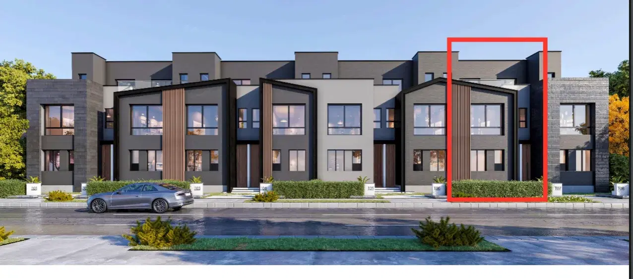 Townhouse for sale in The RIDGE Villas Mostakbal City 205 sqm