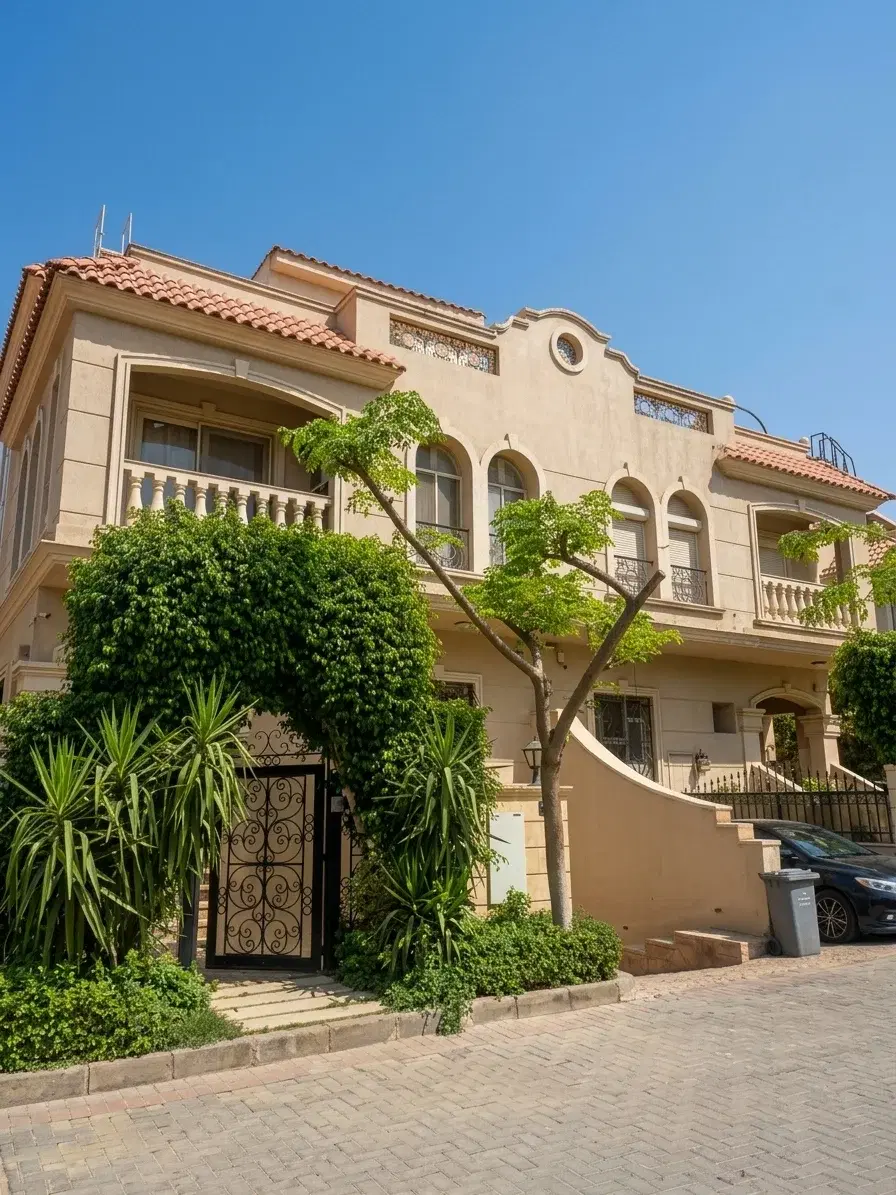 Twinhouse for sale in Villino New Cairo, 311 sqm