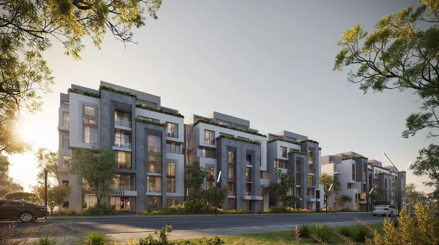 Duplex for sale in The Brooks New Cairo 235 sqm