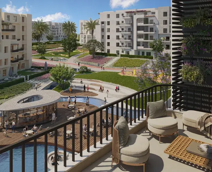 شقة غرفتين للبيع في O West (October Gardens) — أوراسكوم للتنمية