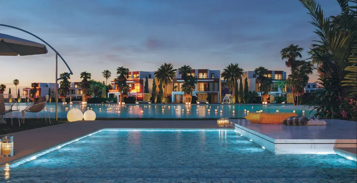 Townhouse for Sale on Azzar Island, North Coast — 2BR Semi-Finished