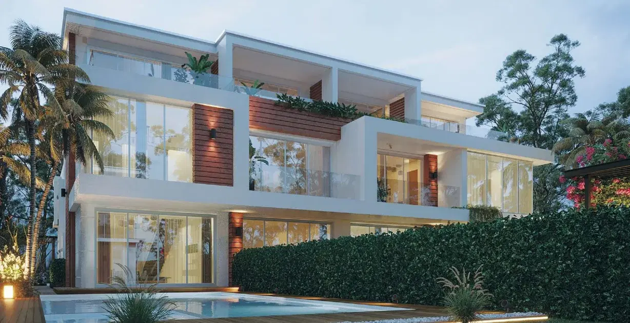 Townhouse for Sale on Azzar Island, North Coast — 2BR Semi-Finished