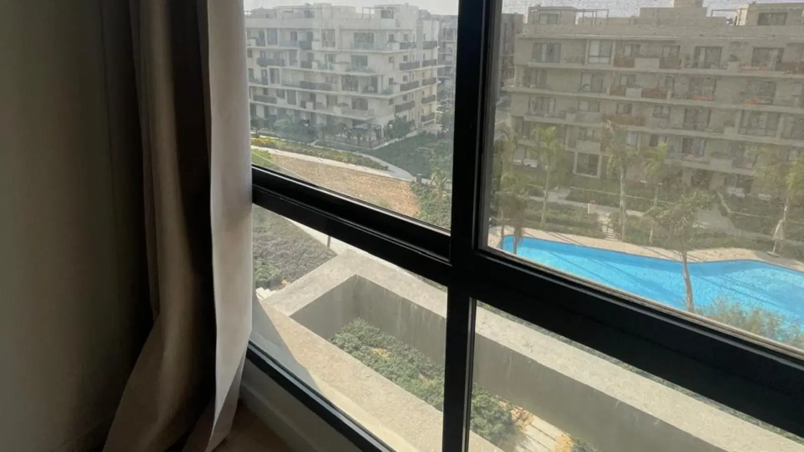 Lowest rent for a furnished apartment with kitchen and AC, 3 rooms, open view in Sodic Villette