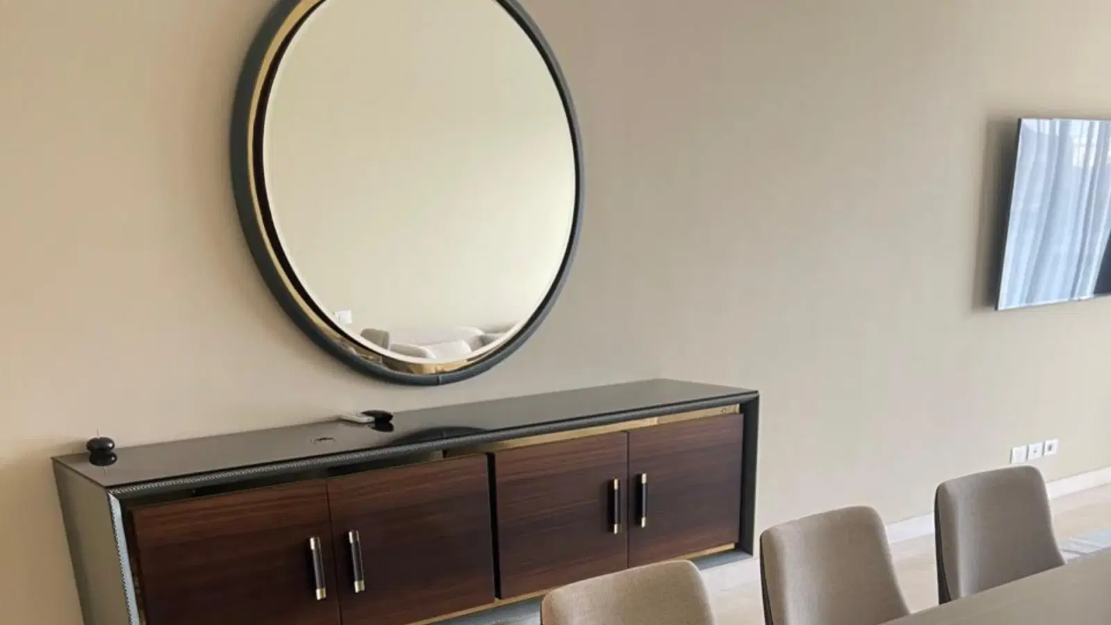 Lowest rent for a furnished apartment with kitchen and AC, 3 rooms, open view in Sodic Villette