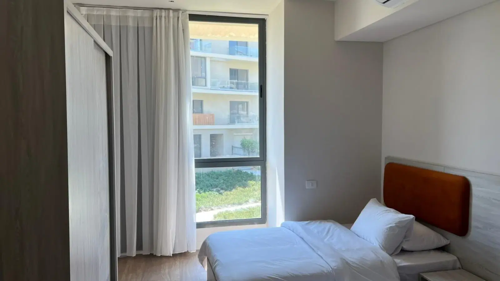 Lowest rent for a furnished apartment with kitchen and AC, 3 rooms, open view in Sodic Villette