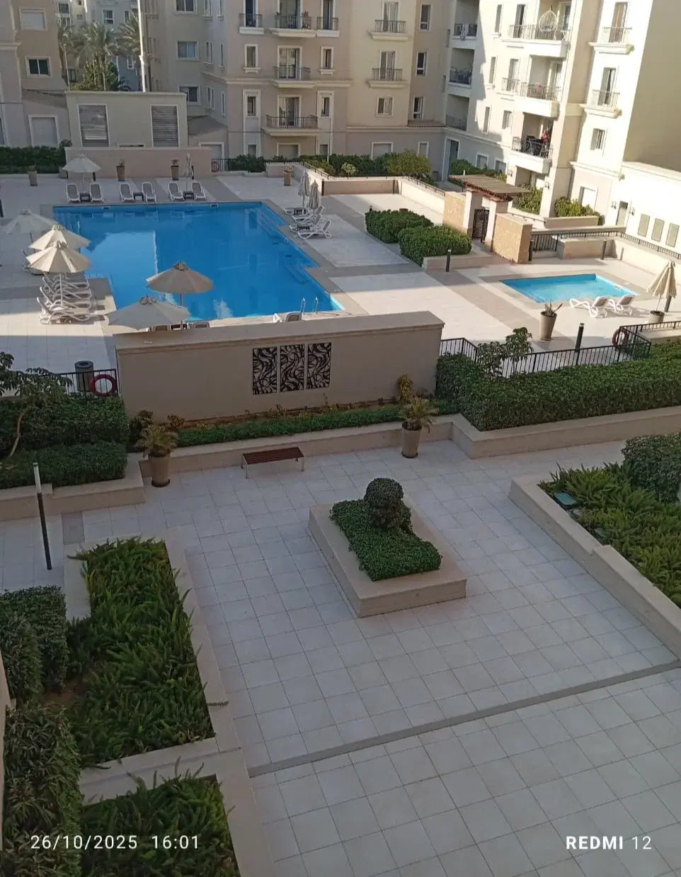 Lowest rental price for a furnished apartment in MIVIDA with AC on the best view in new Cairo