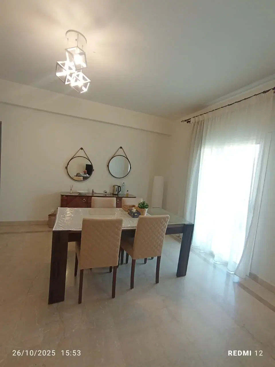 Lowest rental price for a furnished apartment in MIVIDA with AC on the best view in new Cairo