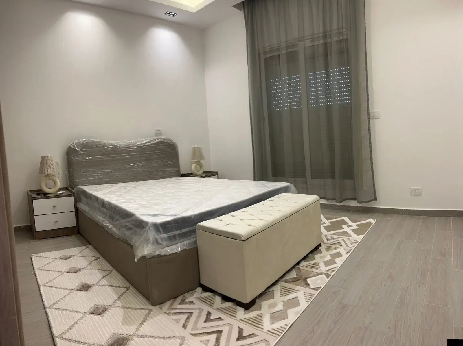 شقة فيو جاردن هايد بارك أرضي بحديقة مفروشة أول سكن 85م من هايد بارك للتطوير