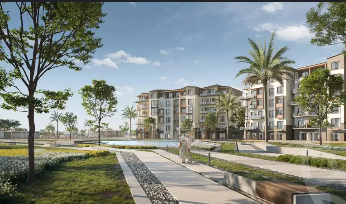 Corner 2-bedroom sea-facing apartment in Hyde Park New Cairo